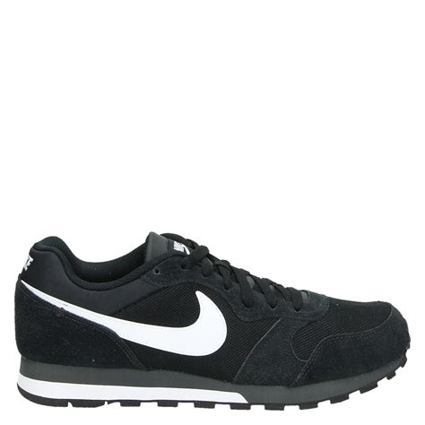 nike grijs zwart schoen|zwarte sneaker heren.